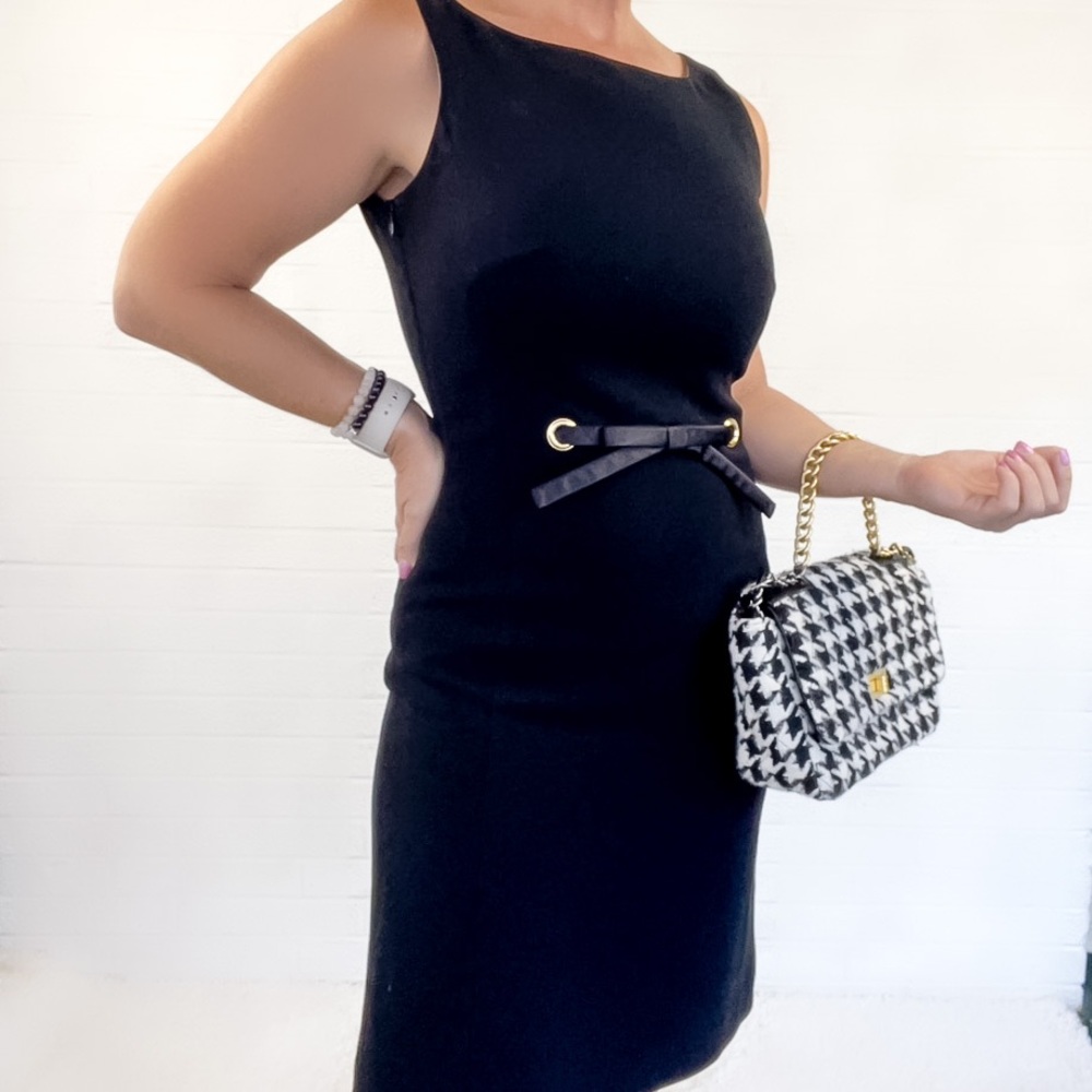 Casual Corner Black Sheath Sleeveless Work Dress - 4 - Picture 3 of 8